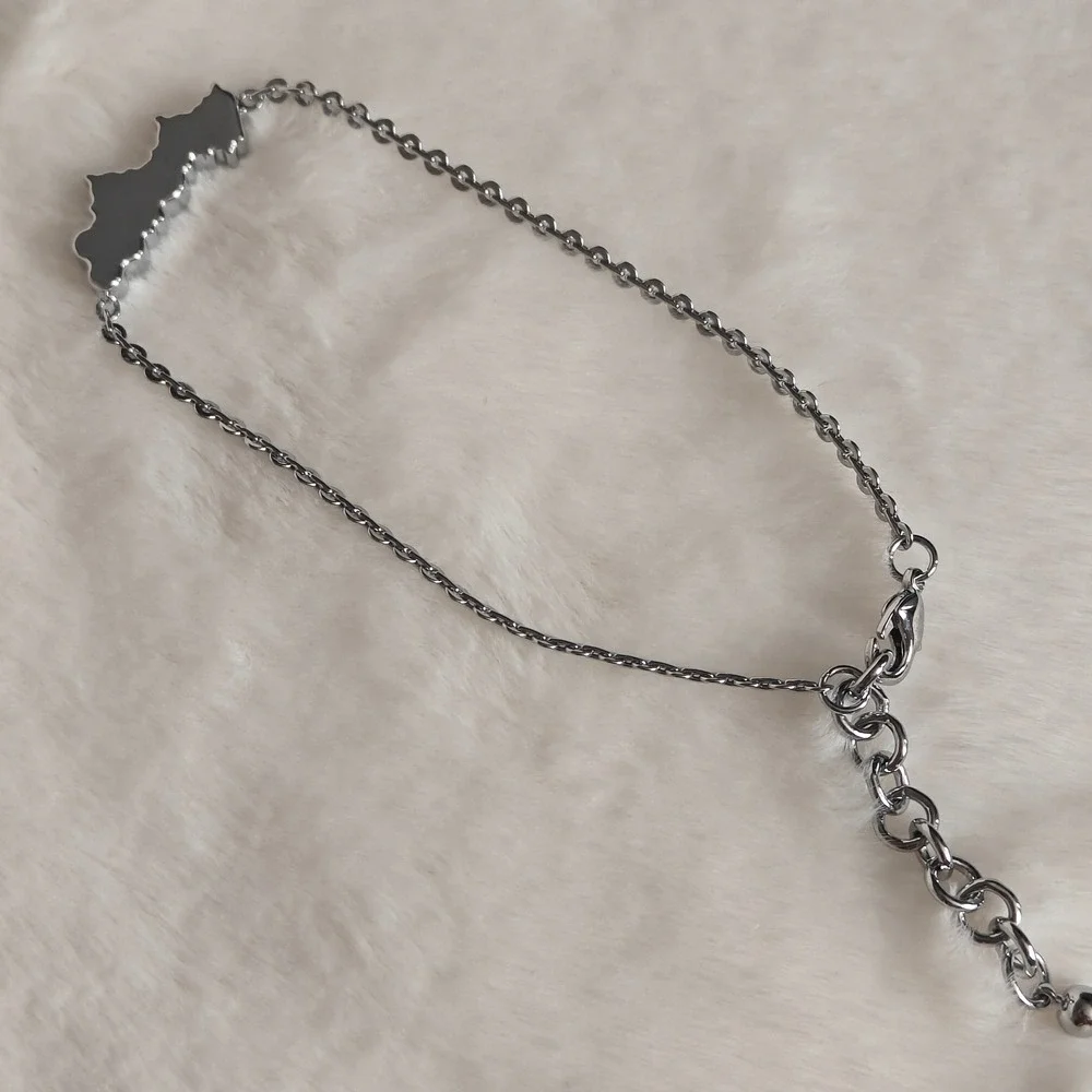 Chain Bracelet Multi Color‎ Gemstone Silver Tone Cluster Adjustable Lobster Claw